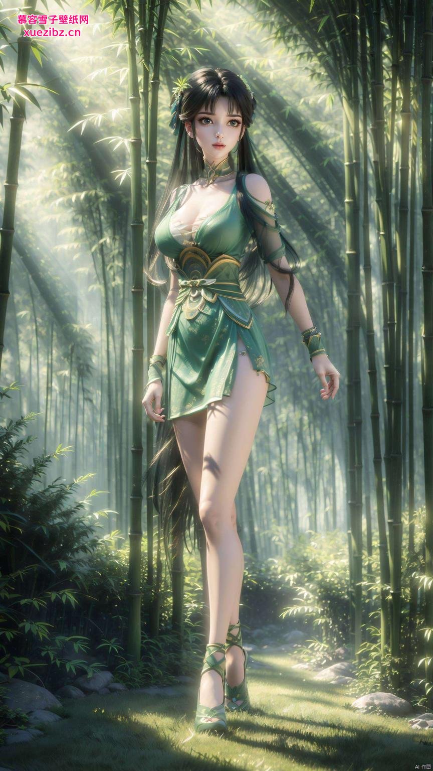 iPhone背景里的每一抹色彩画面中她笑容如花