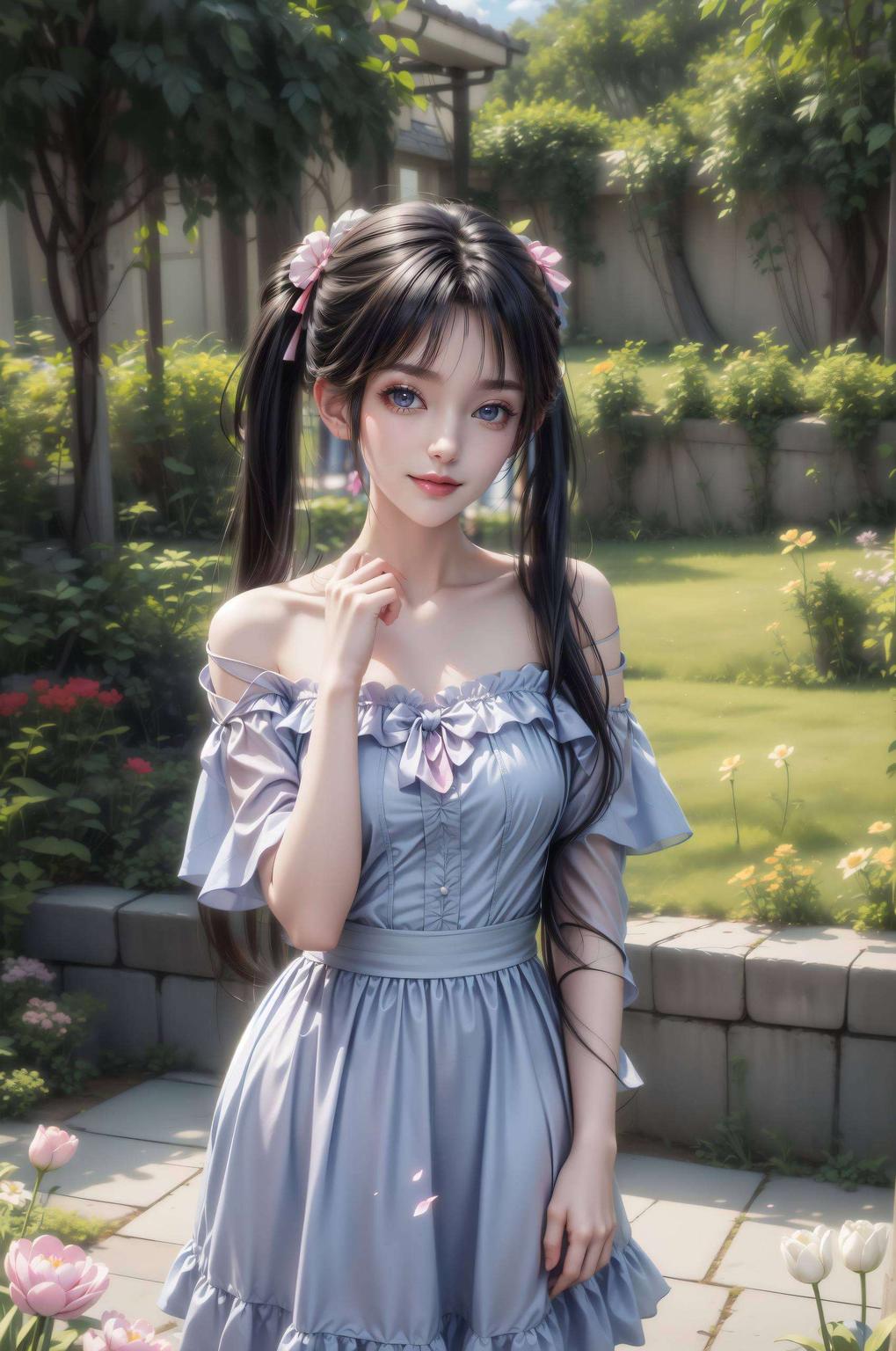 碧瑶同人壁纸简约线条勾勒