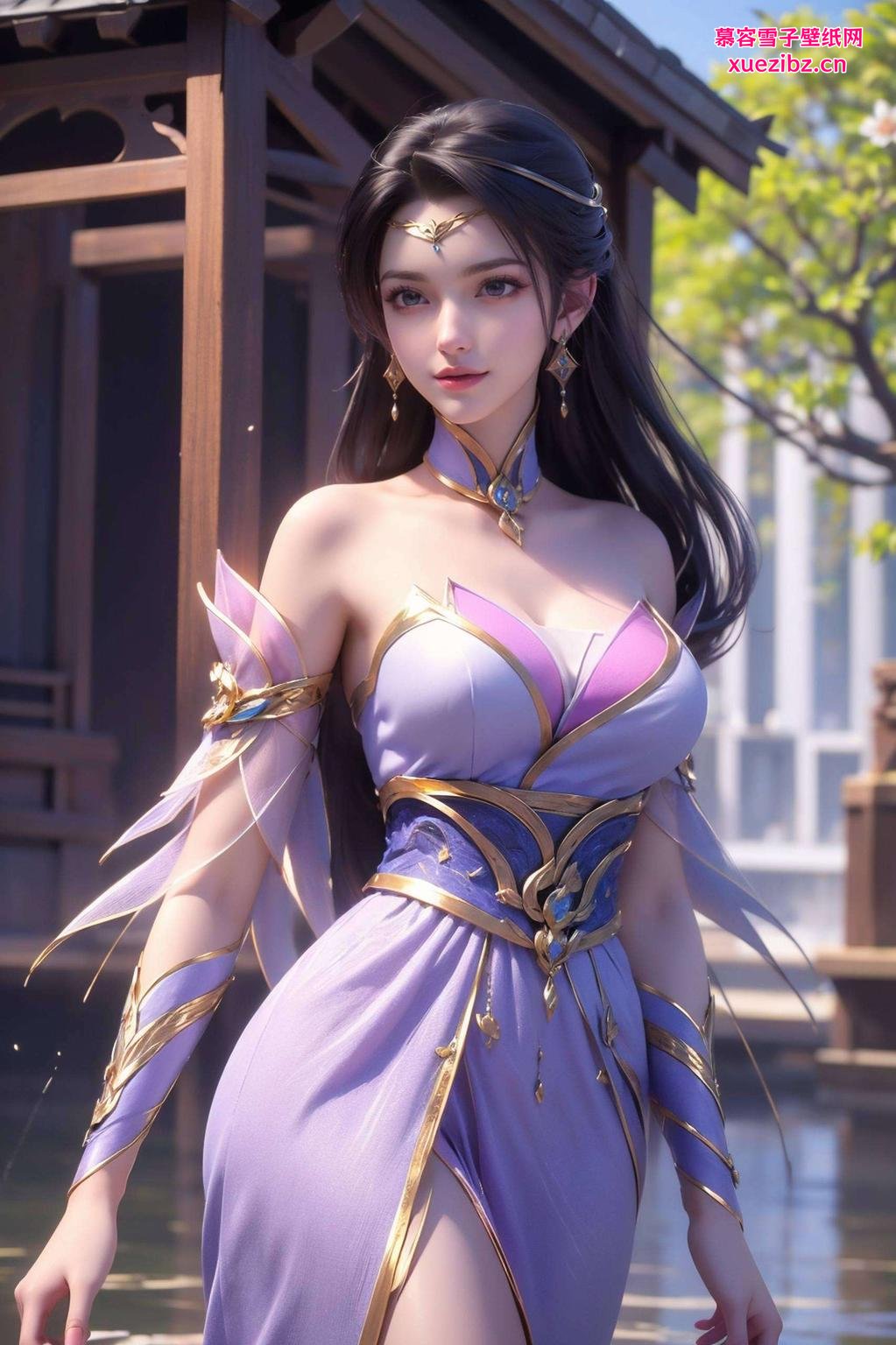 简直是游戏迷的视觉盛宴！高清细腻这款仙武传中的楚灵玉美图壁纸