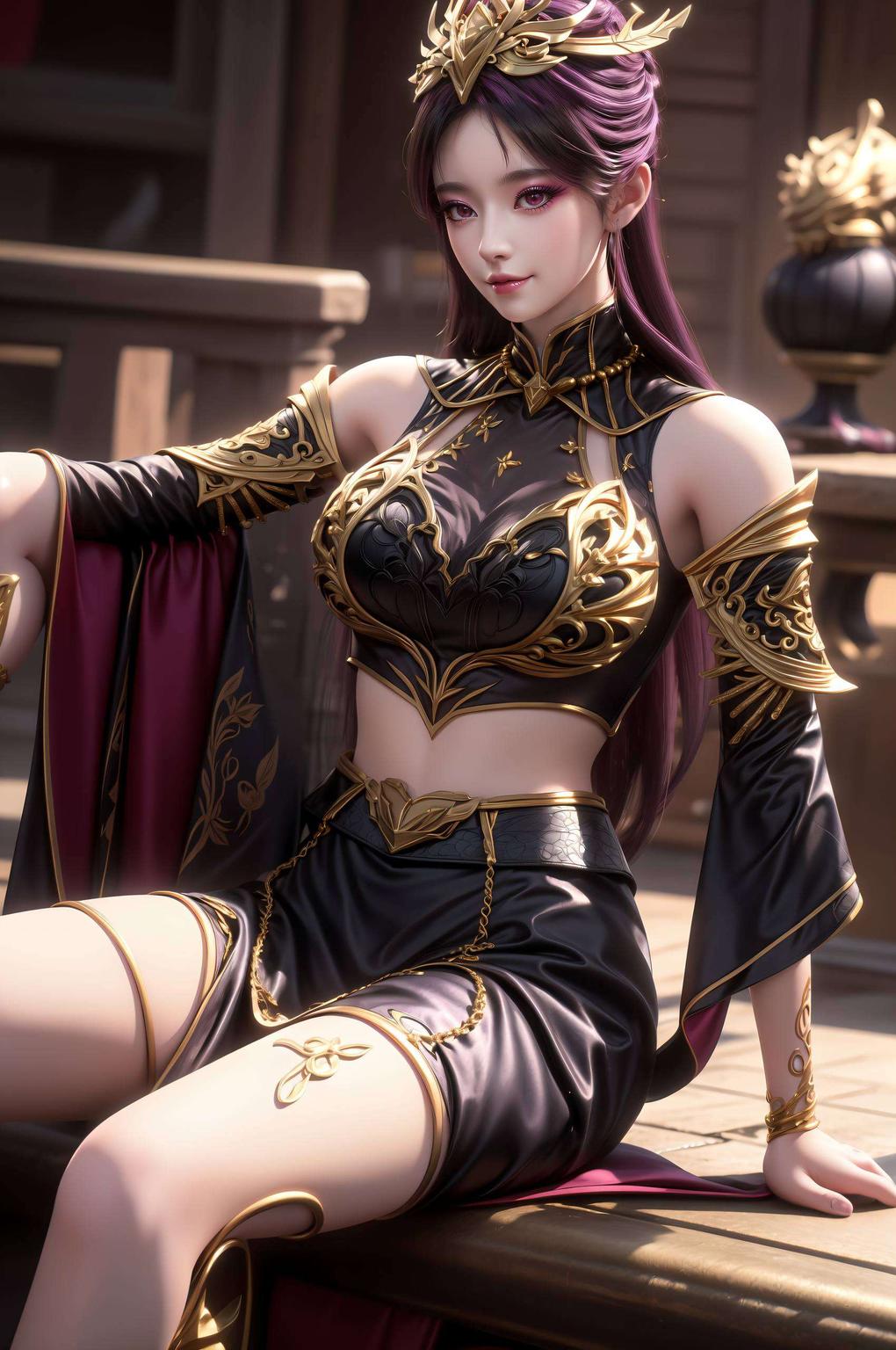 古典美艳动人毒血夫人古风壁纸