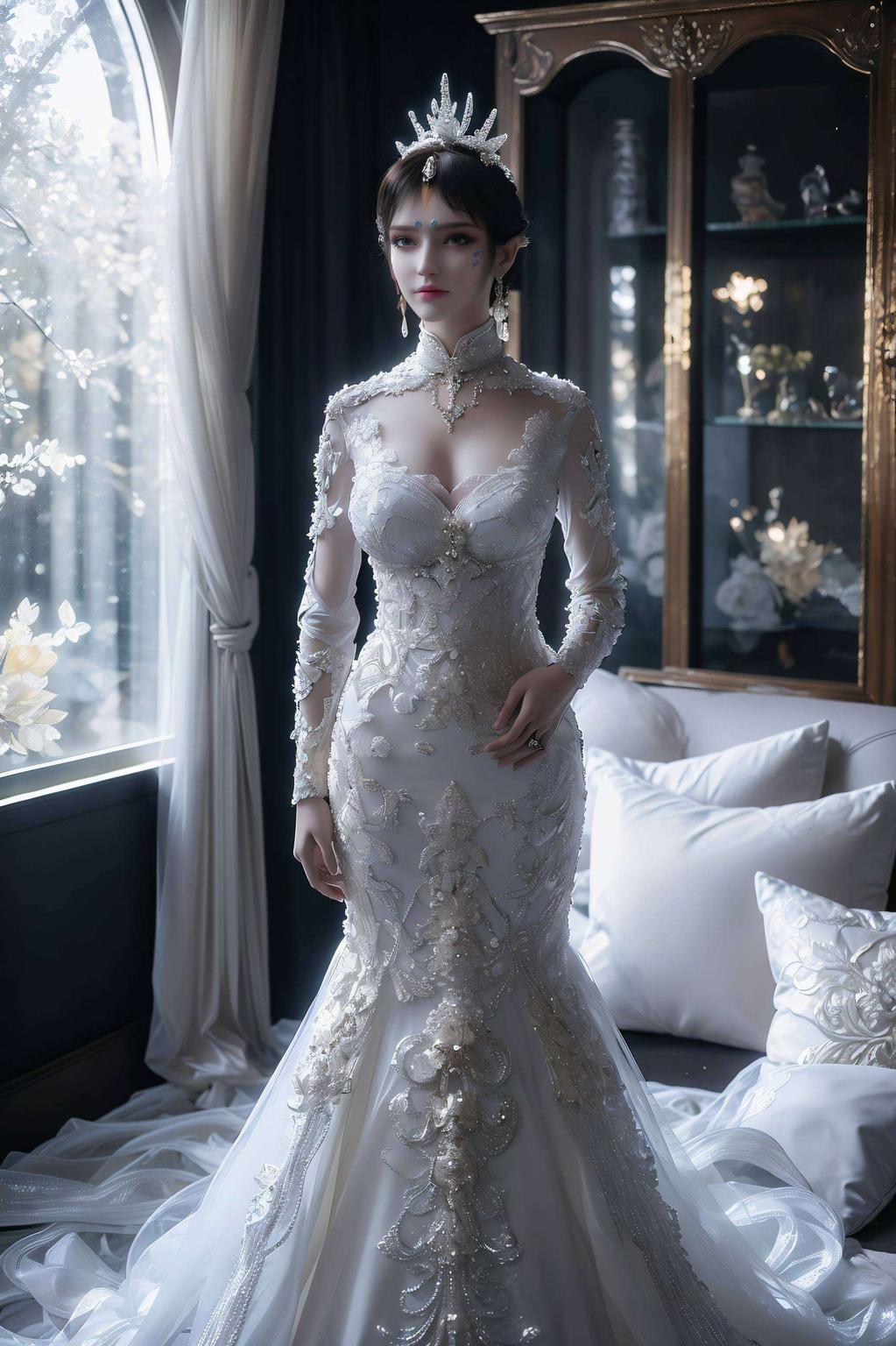 主角是我们的美少女凤清儿！高清无水印各位！今天给大家带来一款4K高清的苹果锁屏壁纸