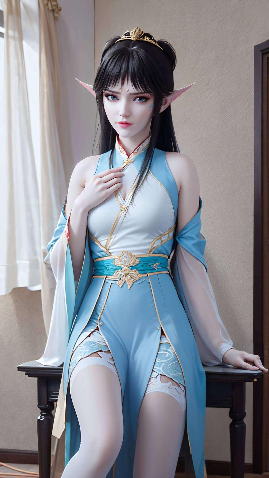 细节满分今天给大家带来一款专为iPhone设计的二次元高清全屏壁纸！这位美少女凤清儿