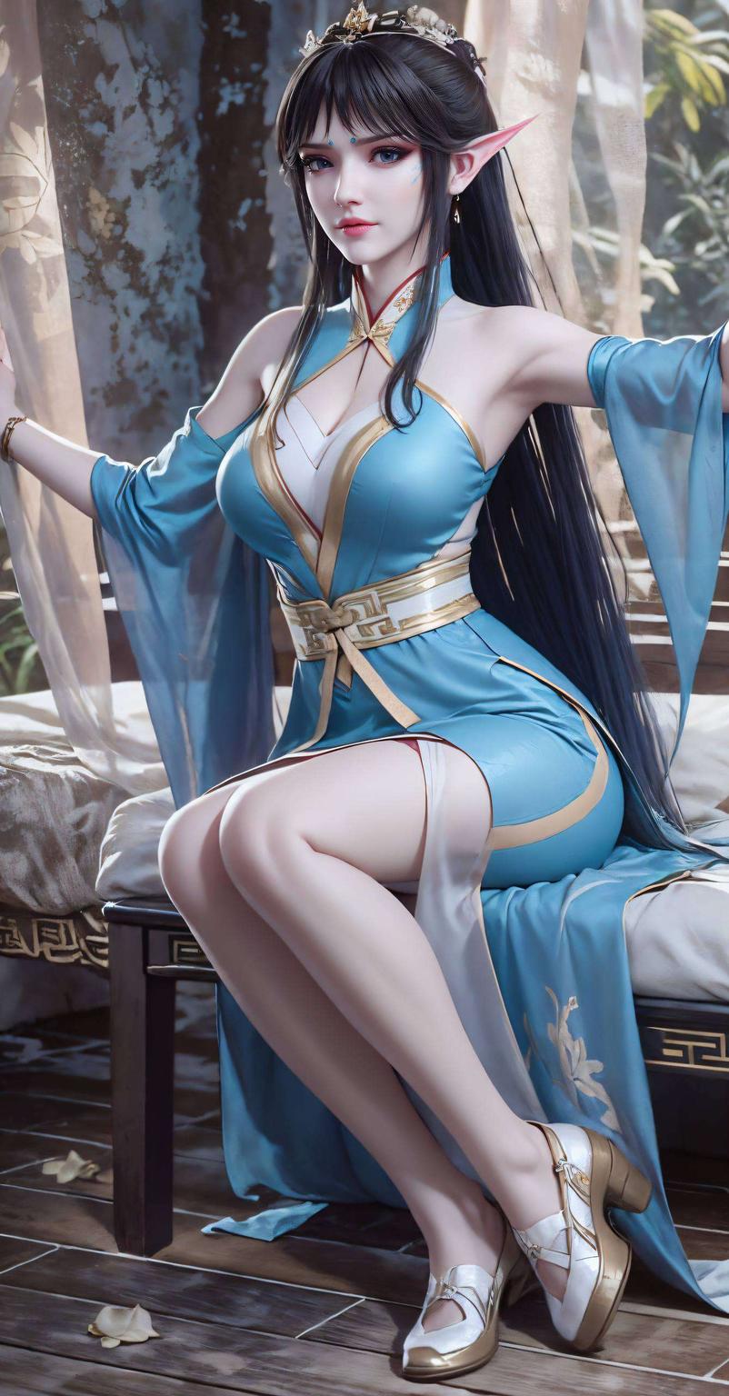 主角是我们美美的凤清儿今天给大家带来一款超好看的免费壁纸！这款专为iPad设计的横屏高清电脑壁纸