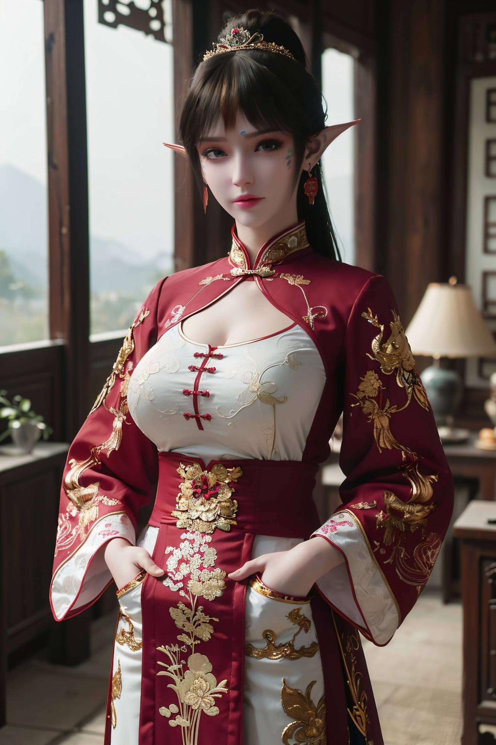 超清图片特别推荐这款凤清儿锁屏壁纸