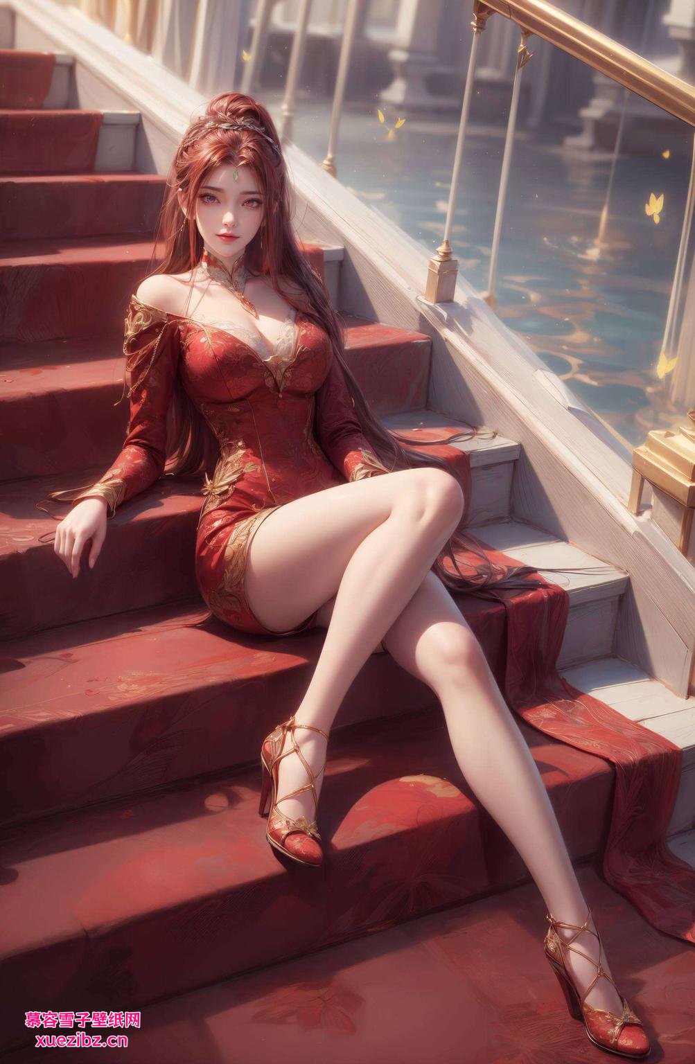 炎炎夏日中的一抹静谧色彩斑斓