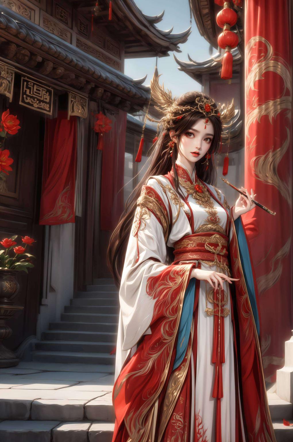 火灵儿翩翩起舞完美世界女神壁纸