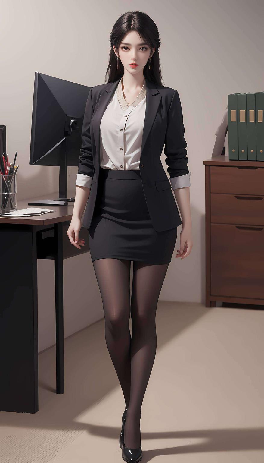 灵动的光影映衬着她的每一次挥舞1920x1080高清壁纸