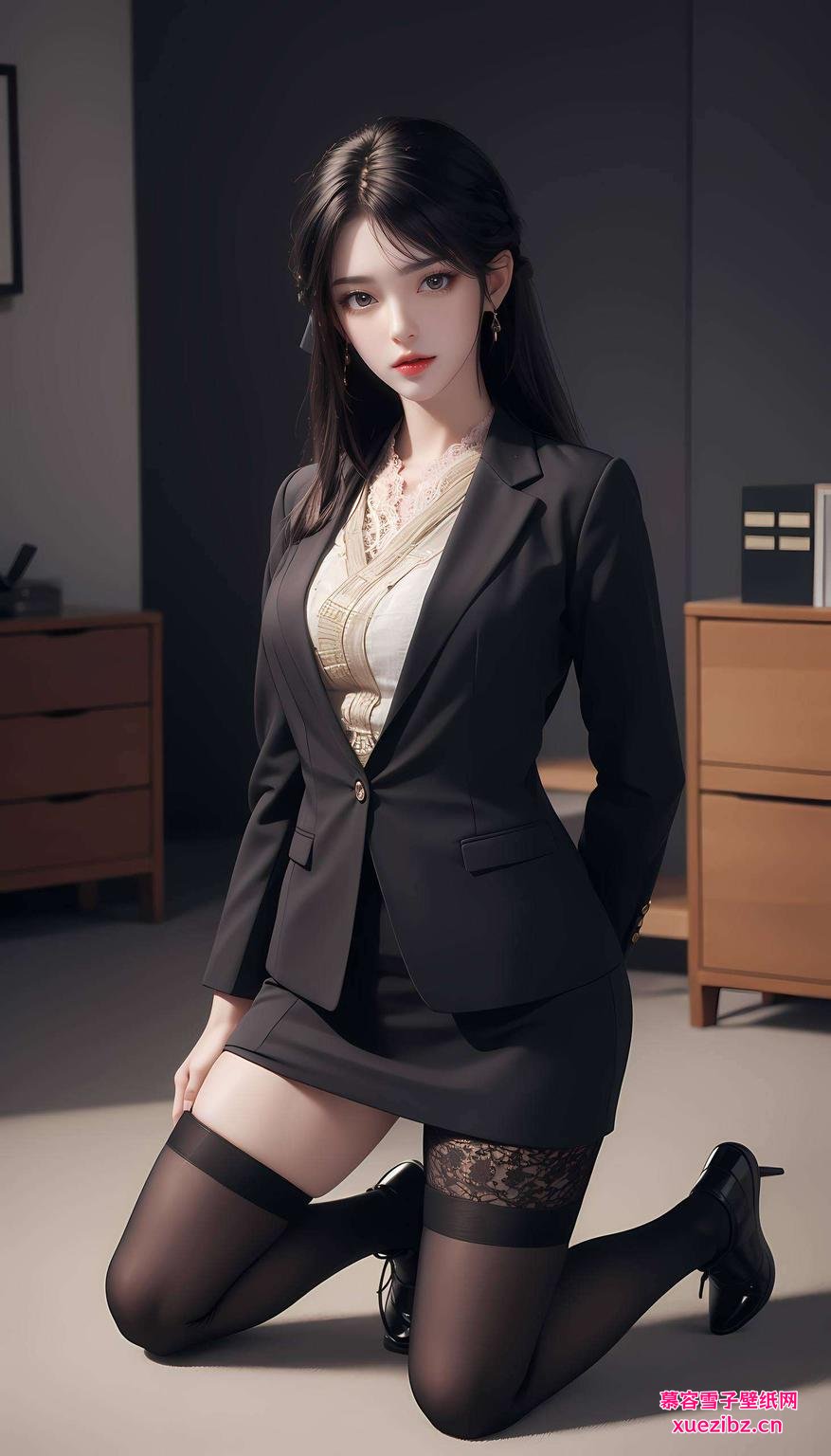 萌化你的心！#火灵儿壁纸# #仙气可爱# 快来换上吧！让你的苹果桌面瞬间仙气满满！灵动眼神