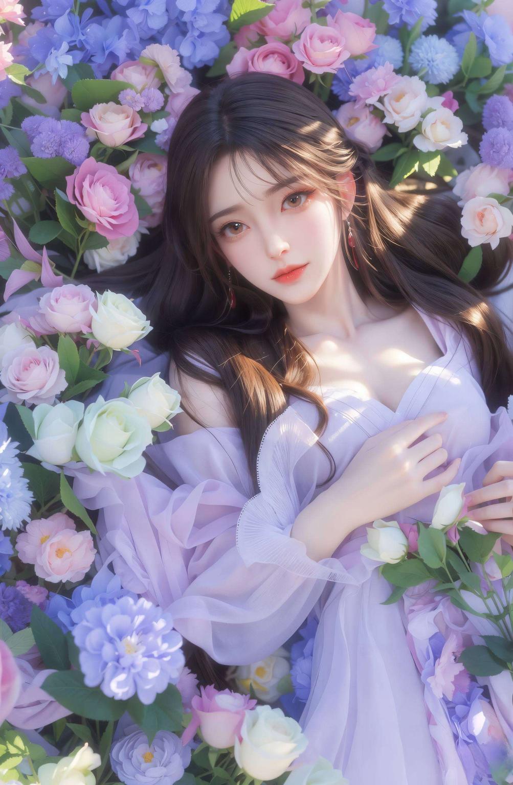 这壁纸绝了！完美世界里的保护火灵儿瞬间点亮你的电脑桌面！