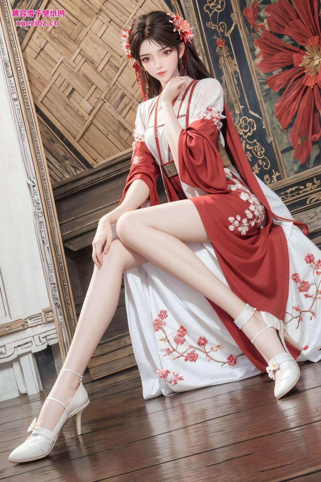 风景无边火灵儿高清全图壁纸