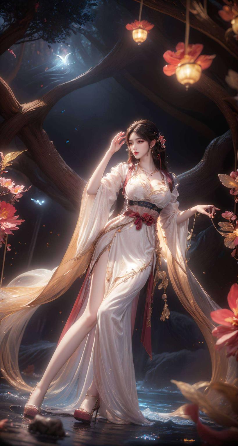 保证让你一见倾心！”今天给大家带来一组超级养眼的壁纸！这款石昊火灵儿的白衣壁纸