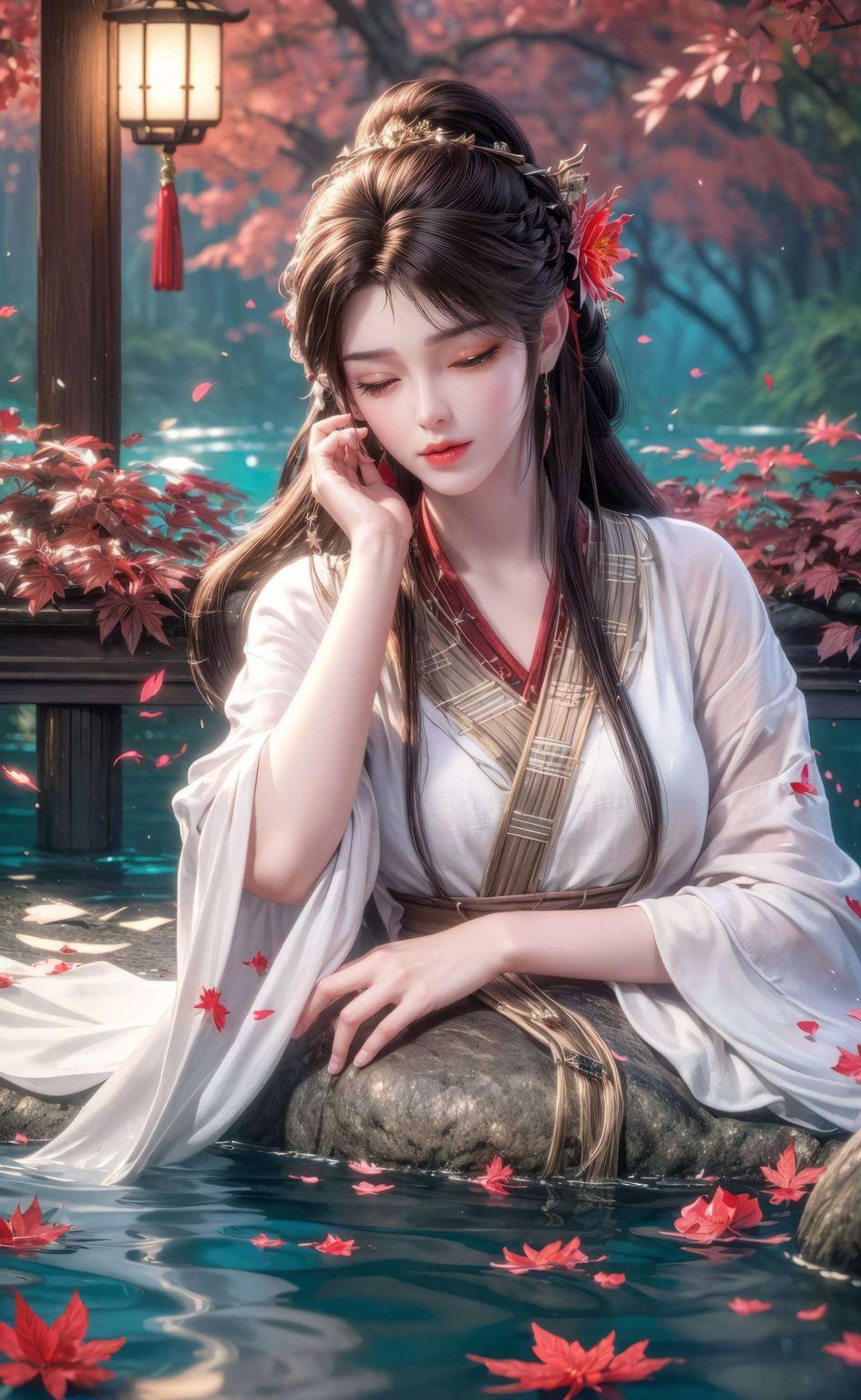 点亮桌面灵气！细腻笔触捕捉每一细节火灵儿漫画高清壁纸