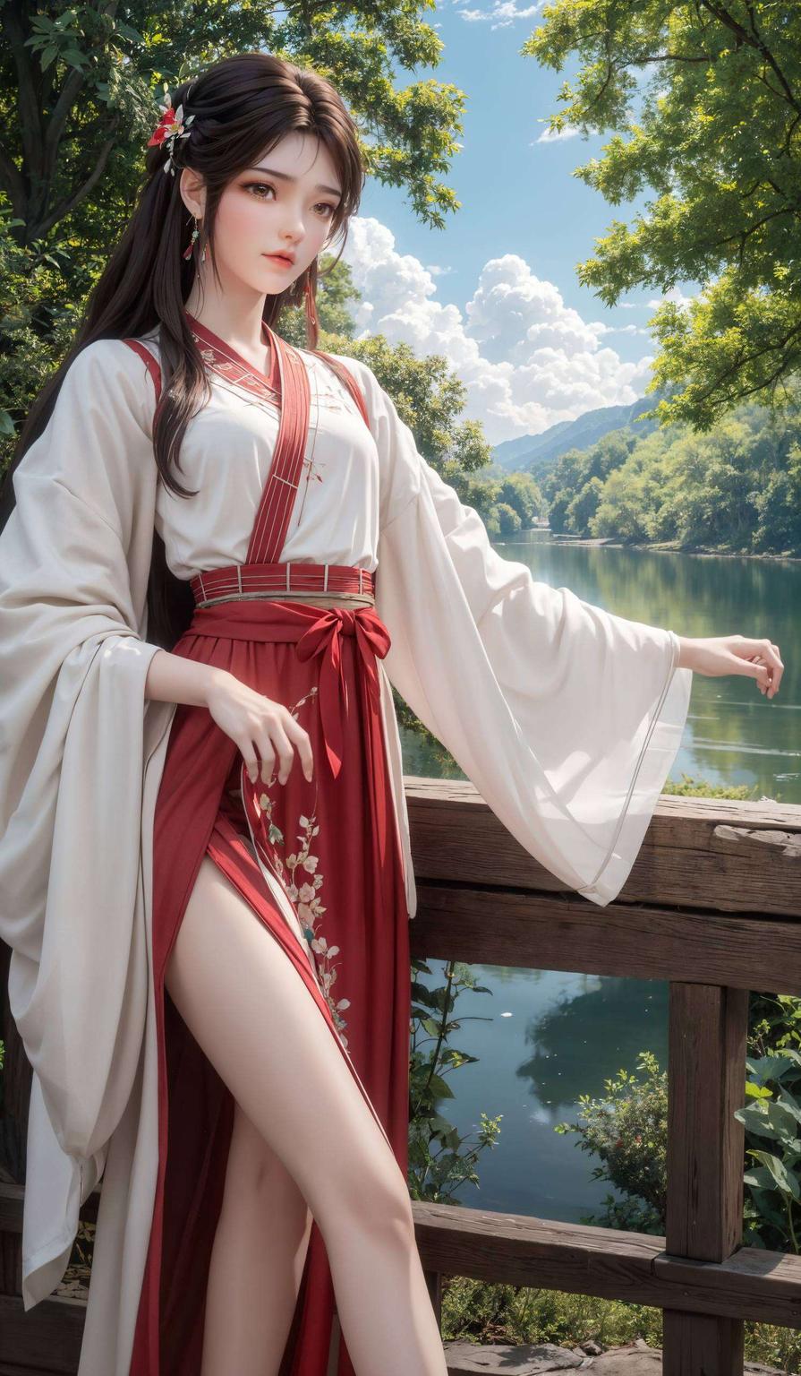 横屏壁纸美得让人心醉神迷！火灵儿翩翩舞