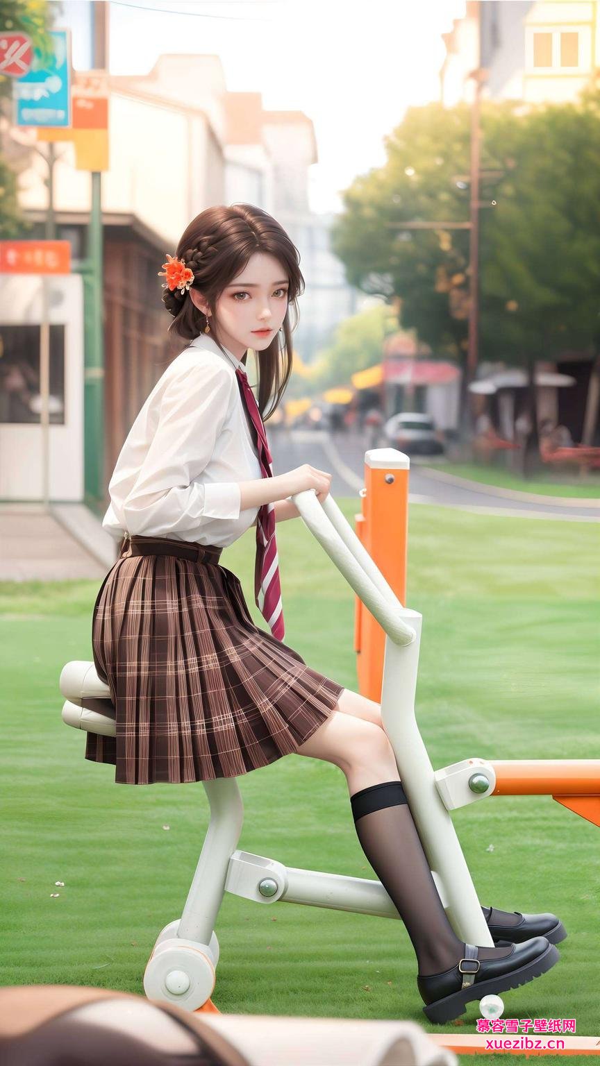 火灵儿与云曦共舞点亮iPad桌面