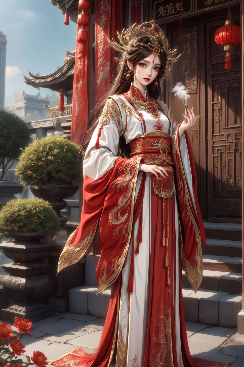 灵动身影火灵儿高清壁纸