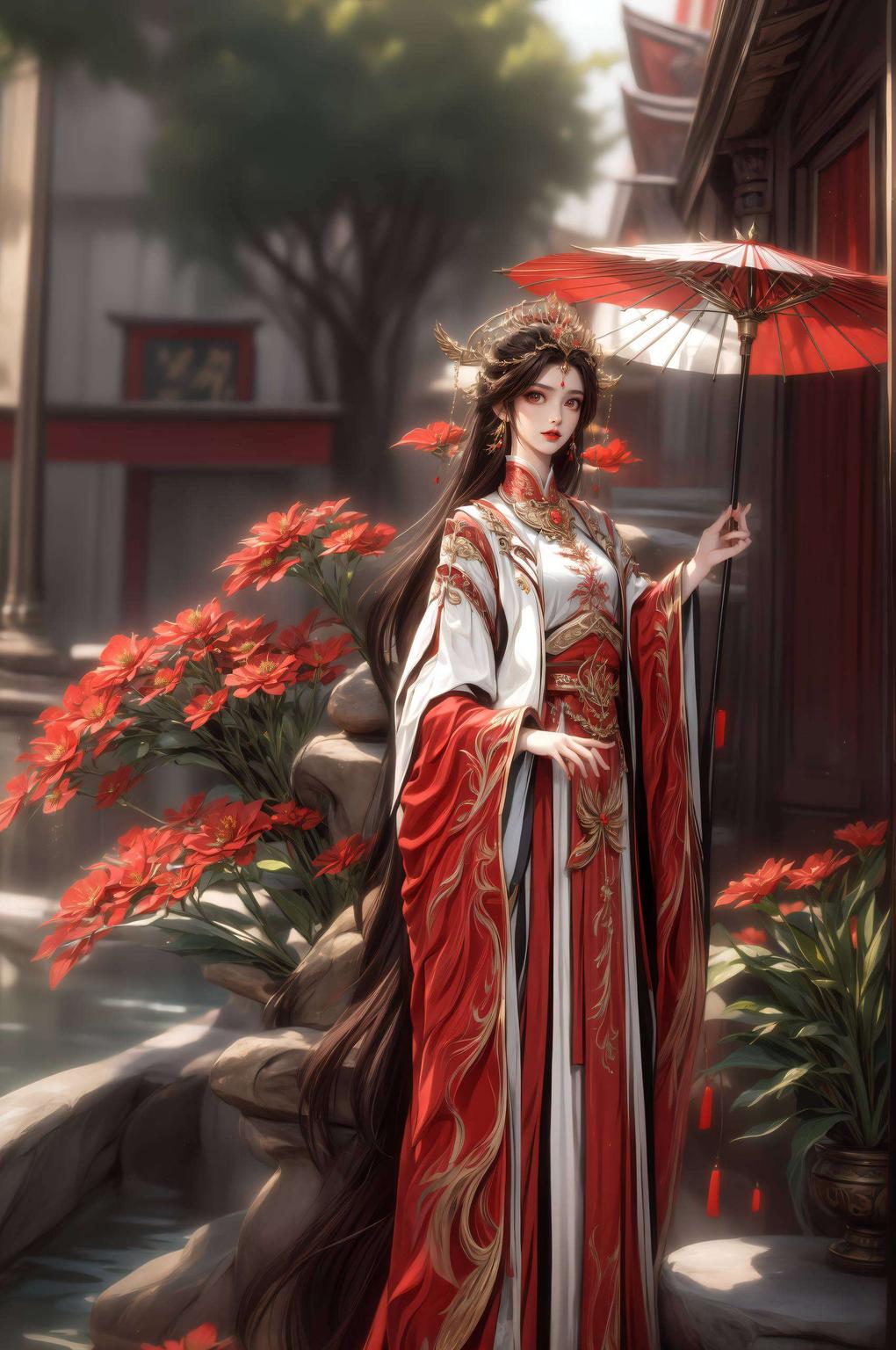 灵动的火灵儿跃然屏上高清建模