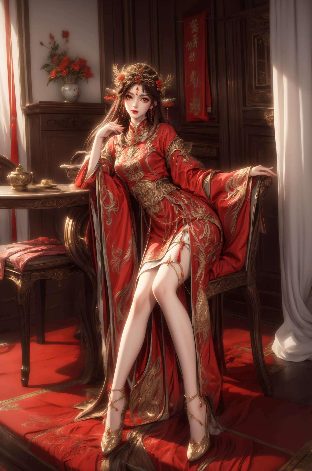 手机一亮火灵儿古风头像