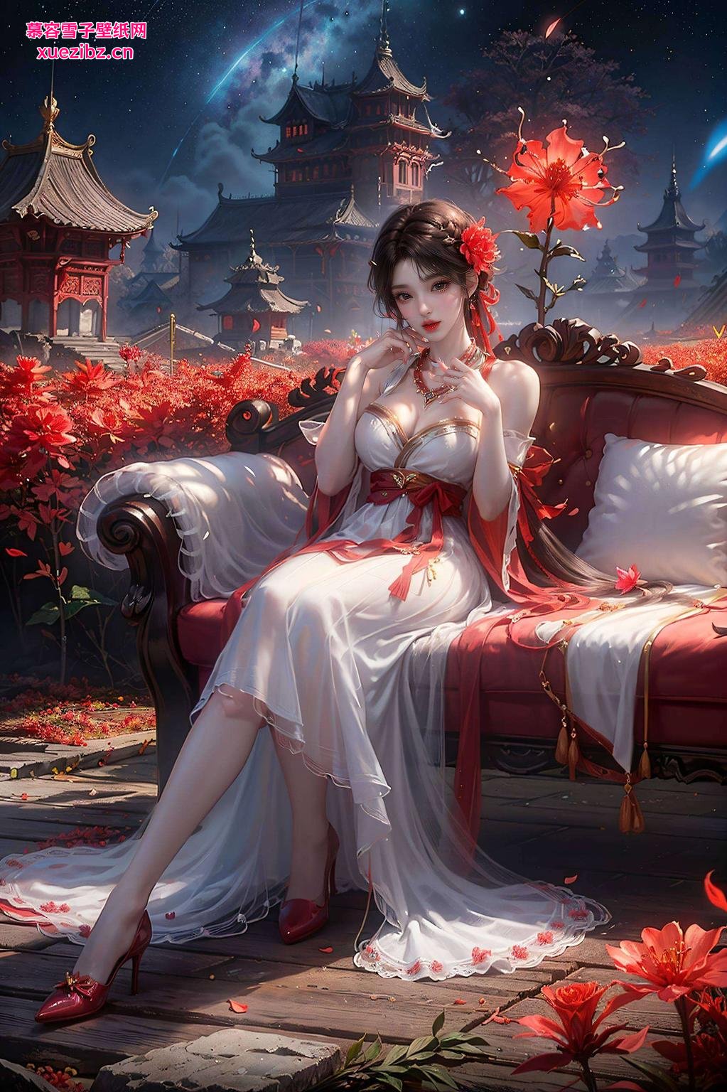 这对国漫界的金童玉女极简风壁纸