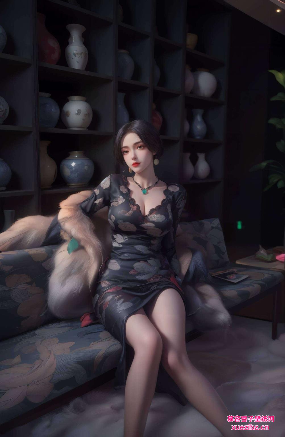 电脑桌面瞬间变身为梦幻雪原！粉嫩护眼