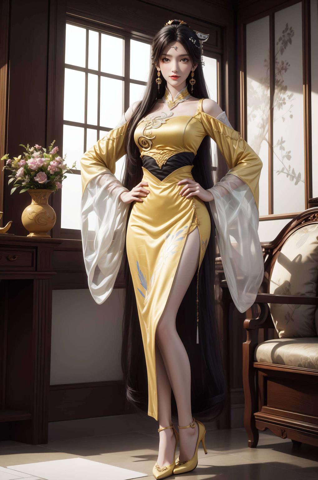 手机潮图新宠花海中的一抹倩影