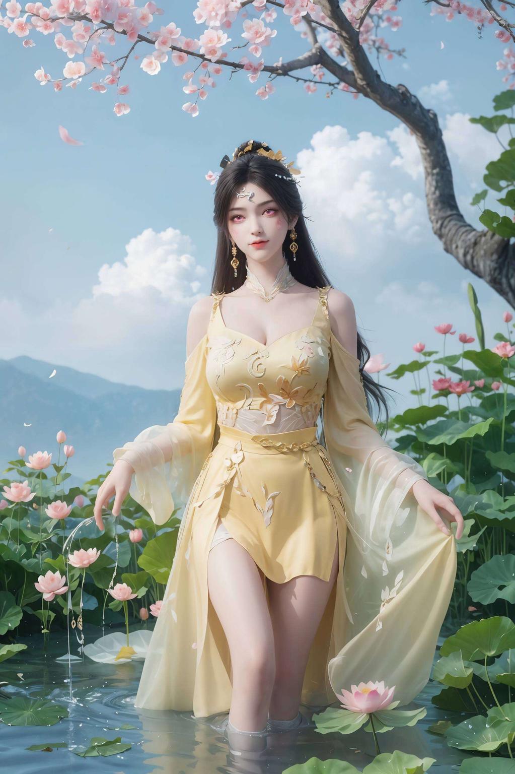 金瓶儿动漫动态锁屏绝美壁纸绽放光彩