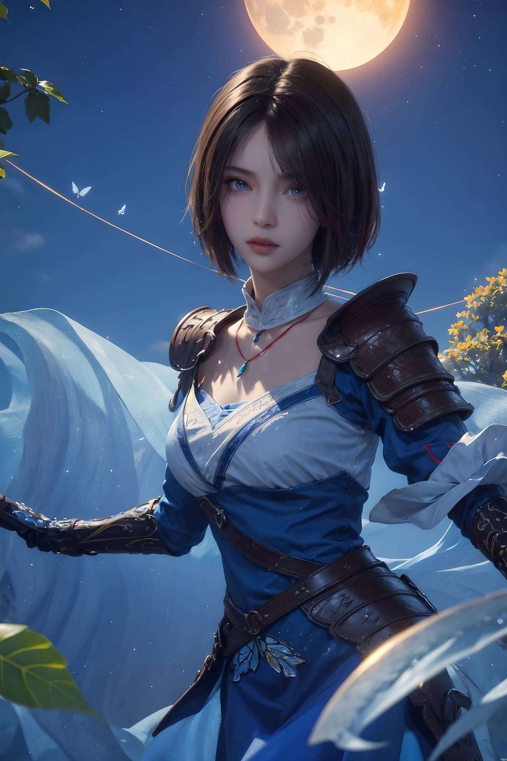 可爱无边姬如雪踏竹