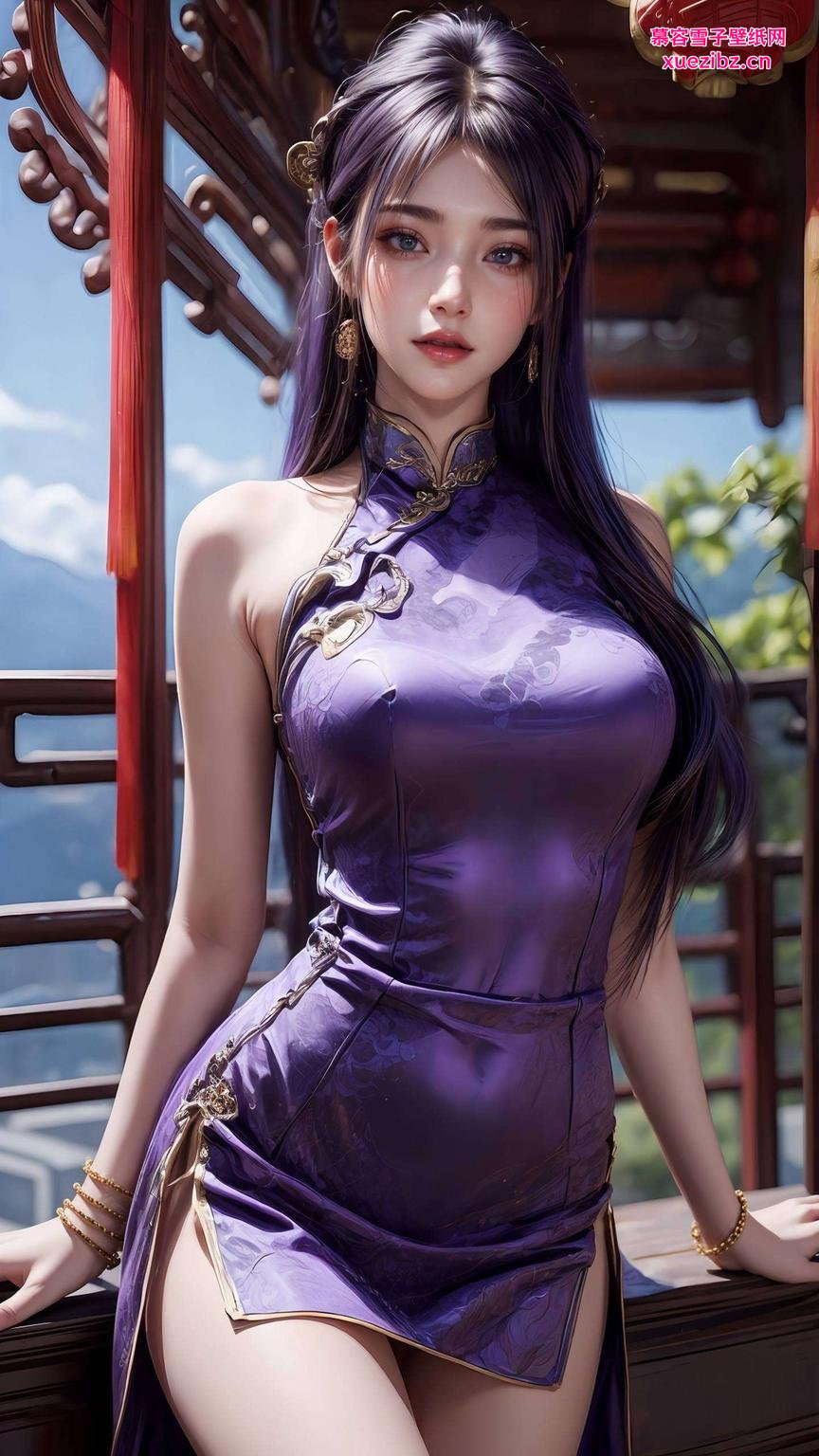 动态壁纸姬紫月百变风格任意切换