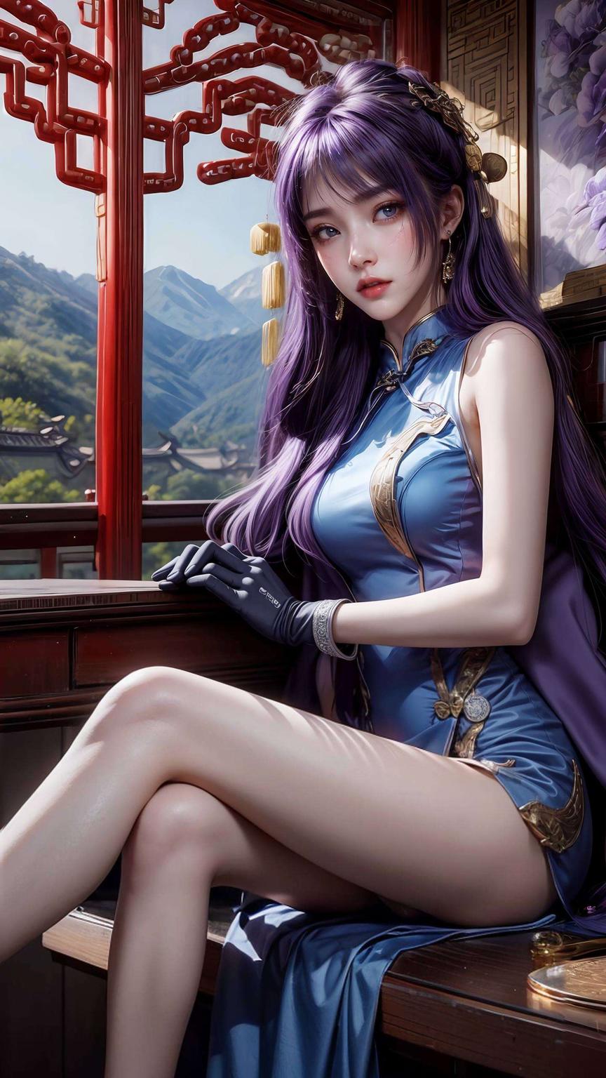 享受视觉盛宴姬紫月图片乳白色