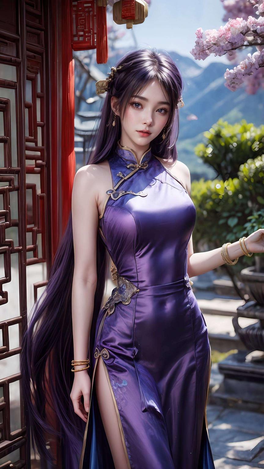 国漫女神姬紫月美艳动人护眼模式下光彩依旧