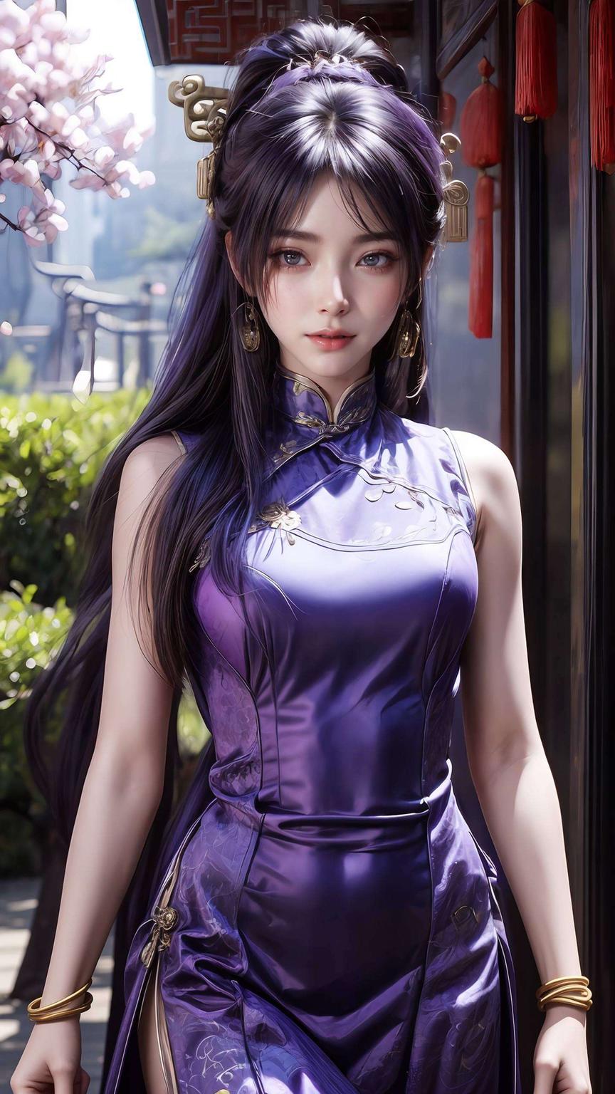 点亮你的平板屏幕！姬紫月高清正脸壁纸