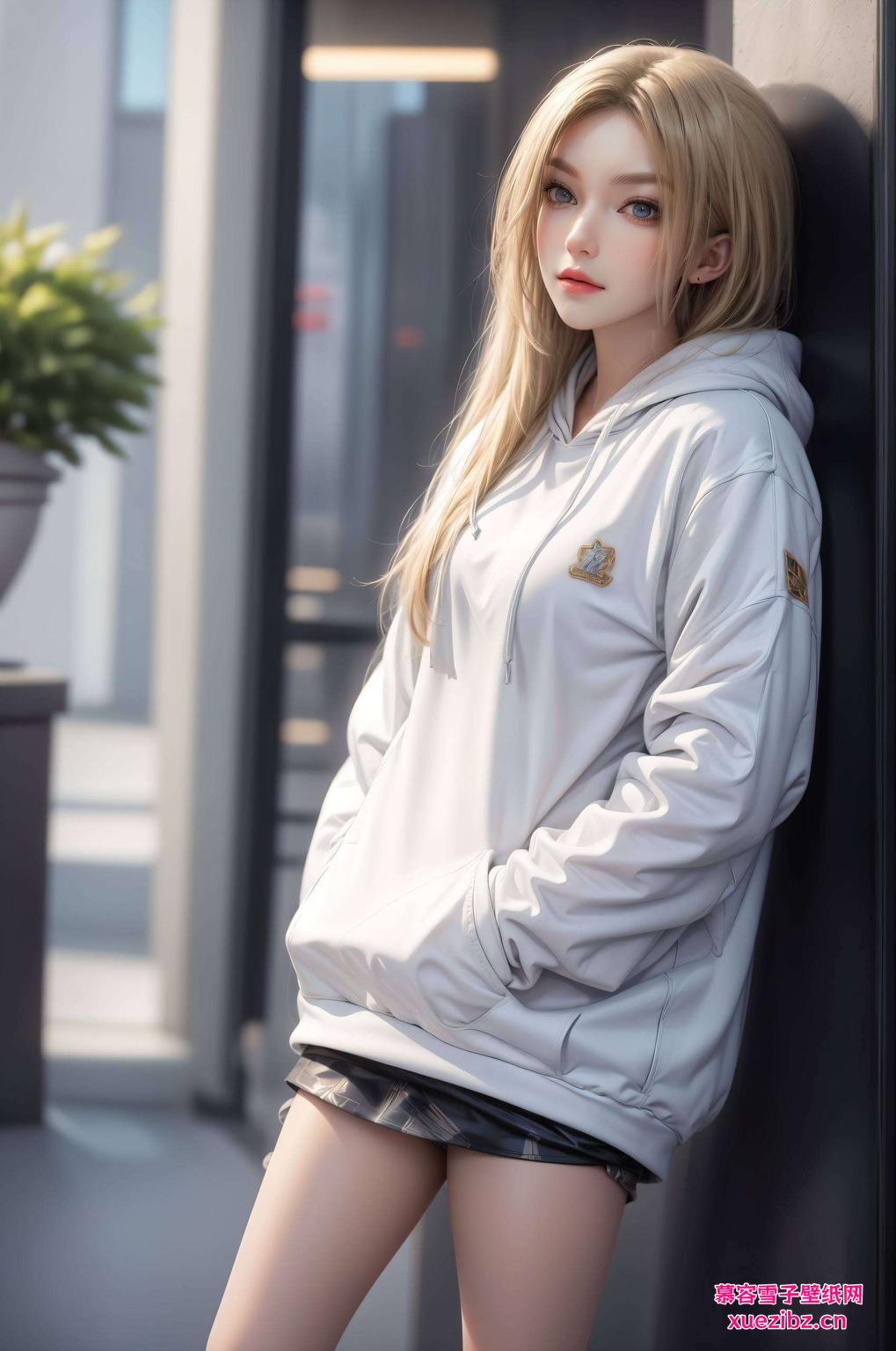 今天给大家带来一款超清新的二次元壁纸！🎉 瞧瞧这款凯莎全身壁纸简直是AI素材的完美典范！✨ 画面中的凯莎萌萌哒