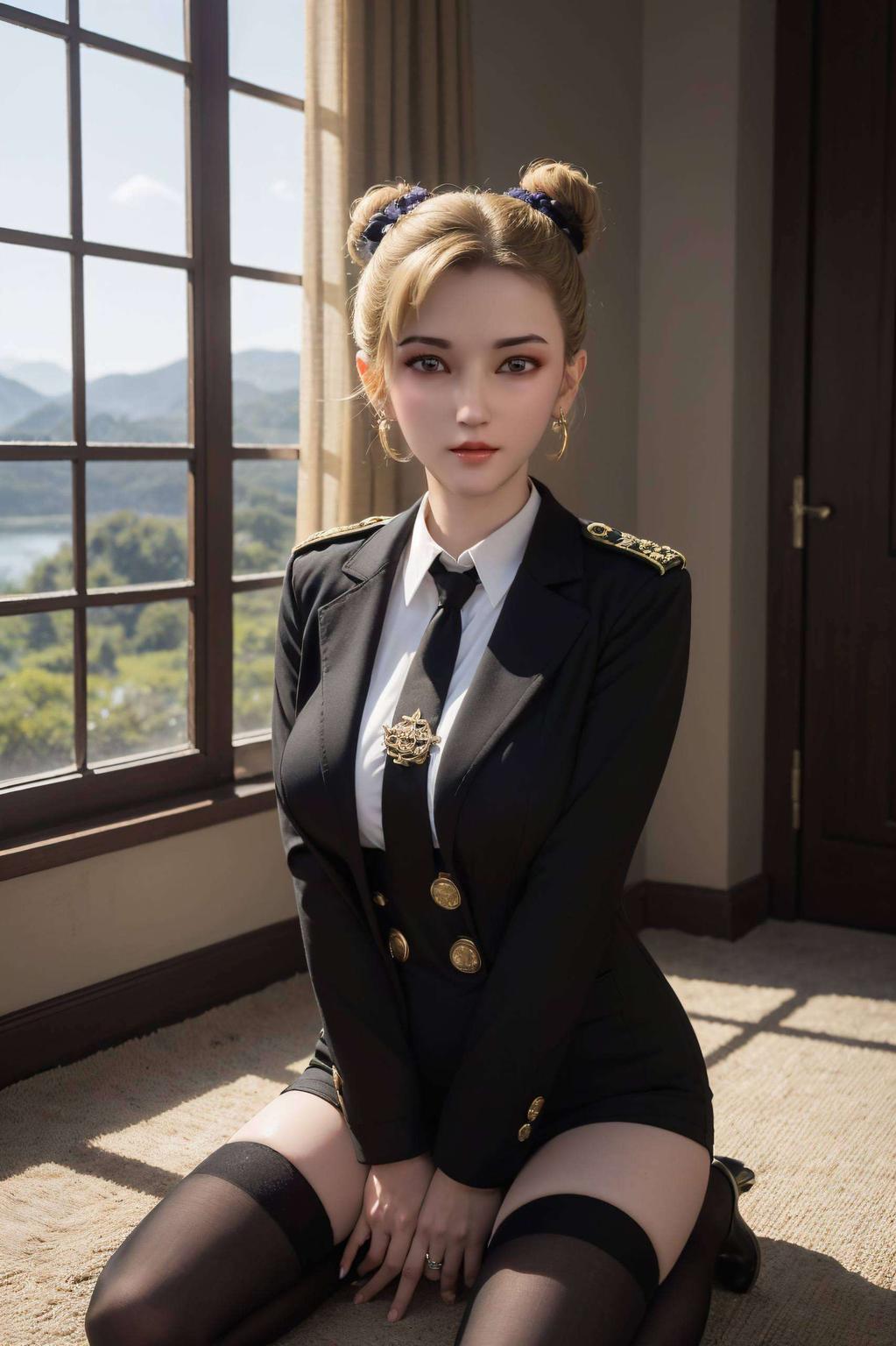 全身武装英姿飒爽