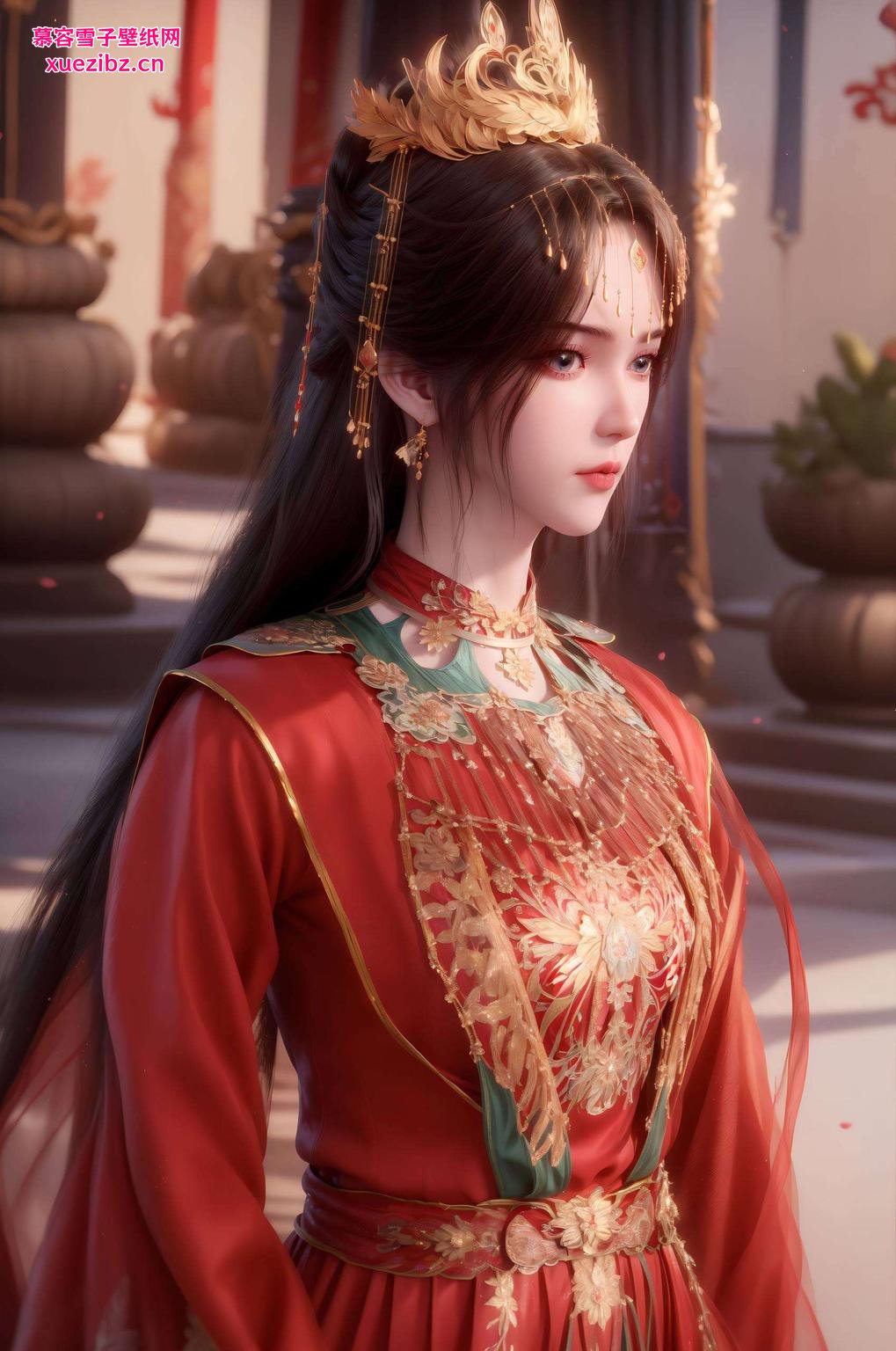 特别推荐这款李慕婉的婚纱壁纸快来为你的电脑换上这抹清新吧！”