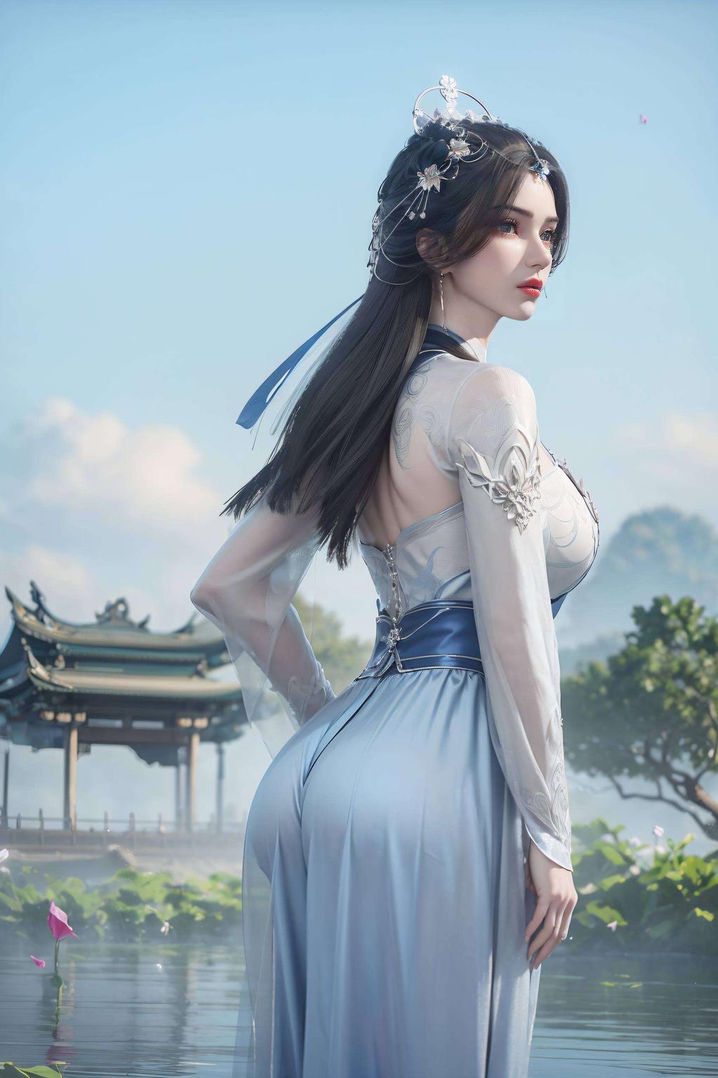 每一像素都清晰细腻这款壁纸是李慕婉魂血反应的完美呈现