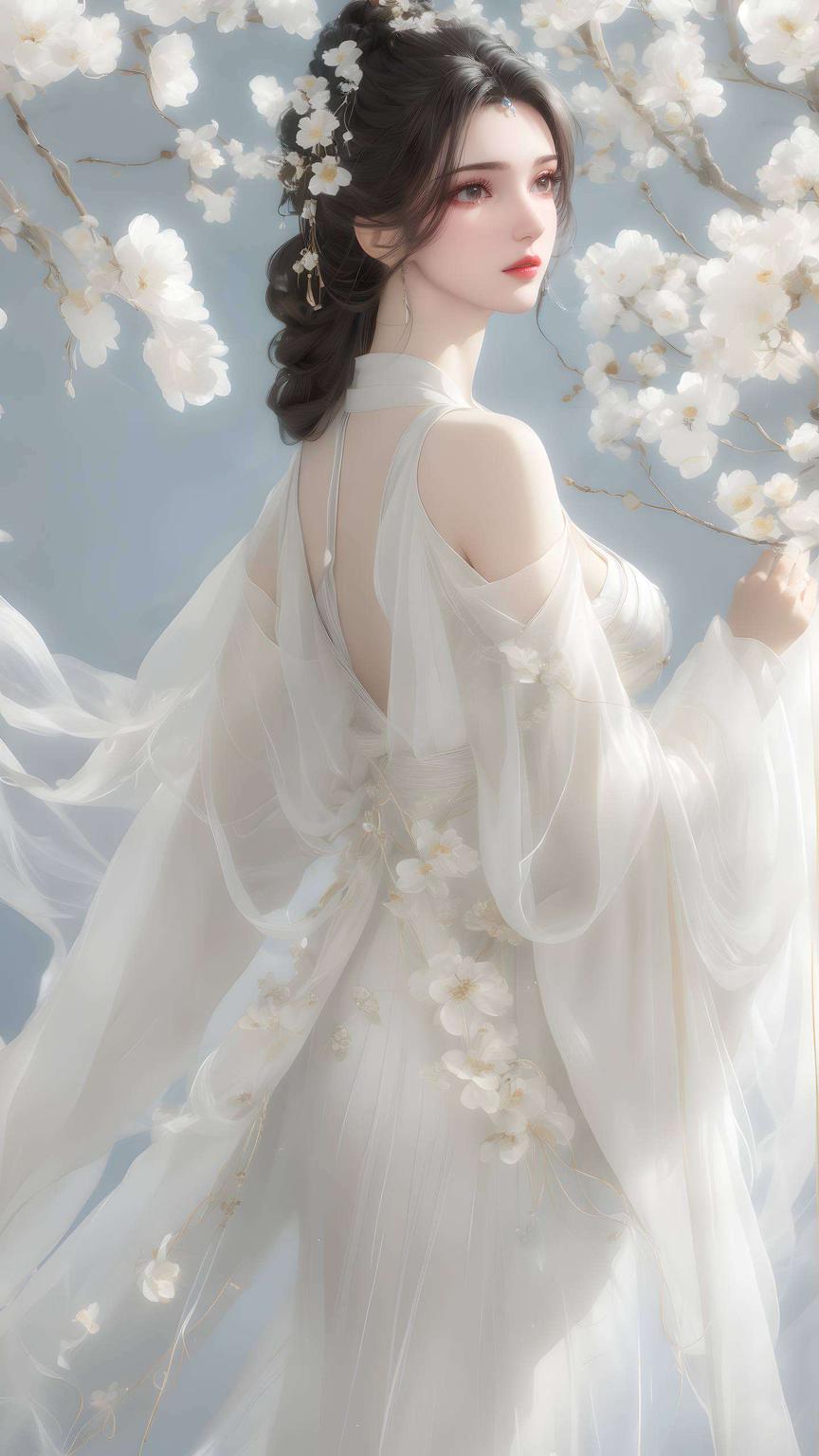 仙逆李慕婉婚纱高清壁纸宛如穿越仙境