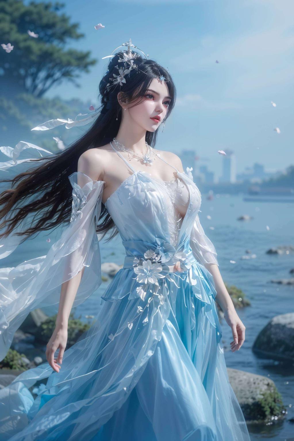 独特的设计让她手机壁纸成神！暗色调中