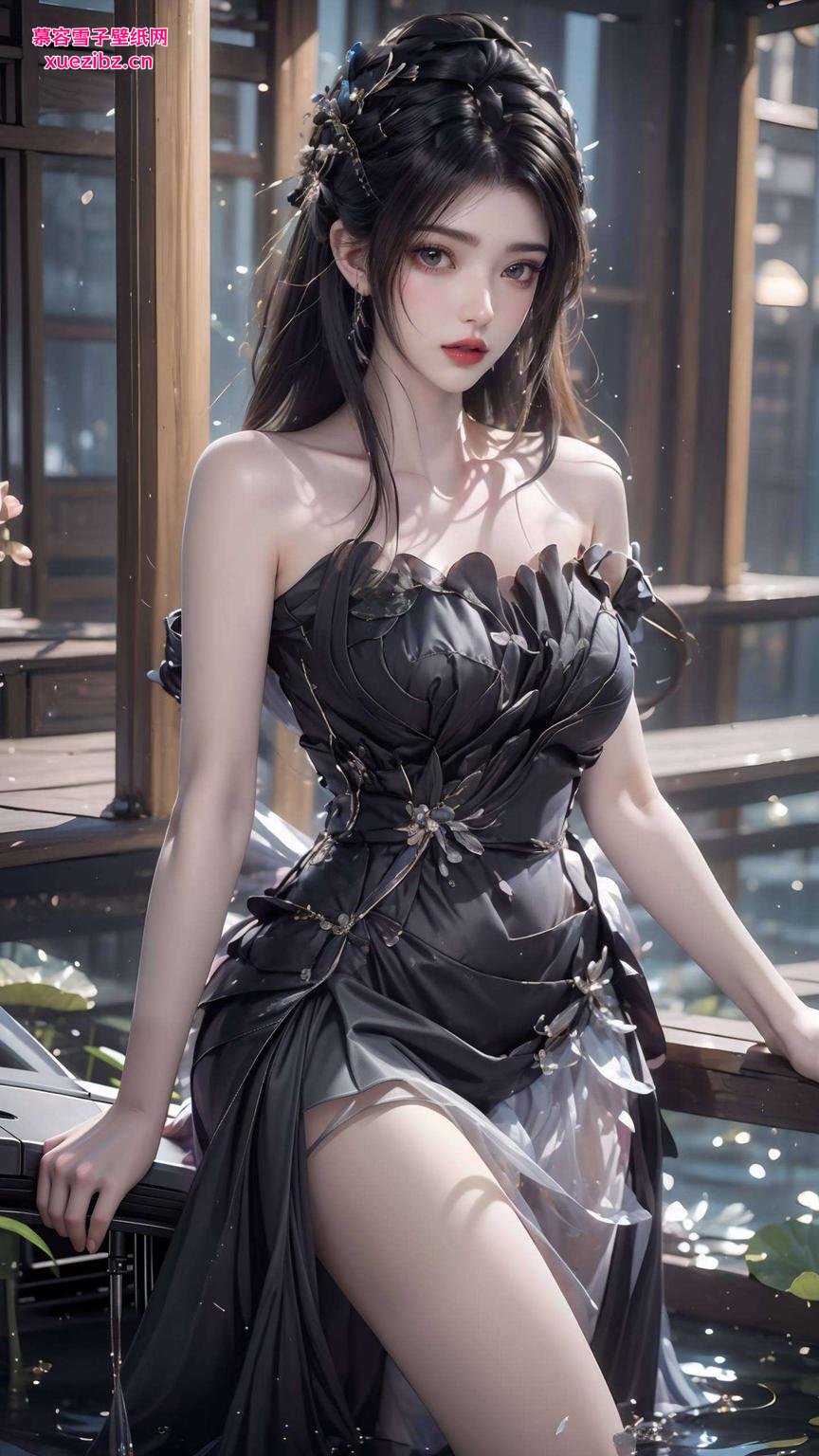 以李慕婉含泪的柔美瞬间为亮点这款完美高清的二次元壁纸