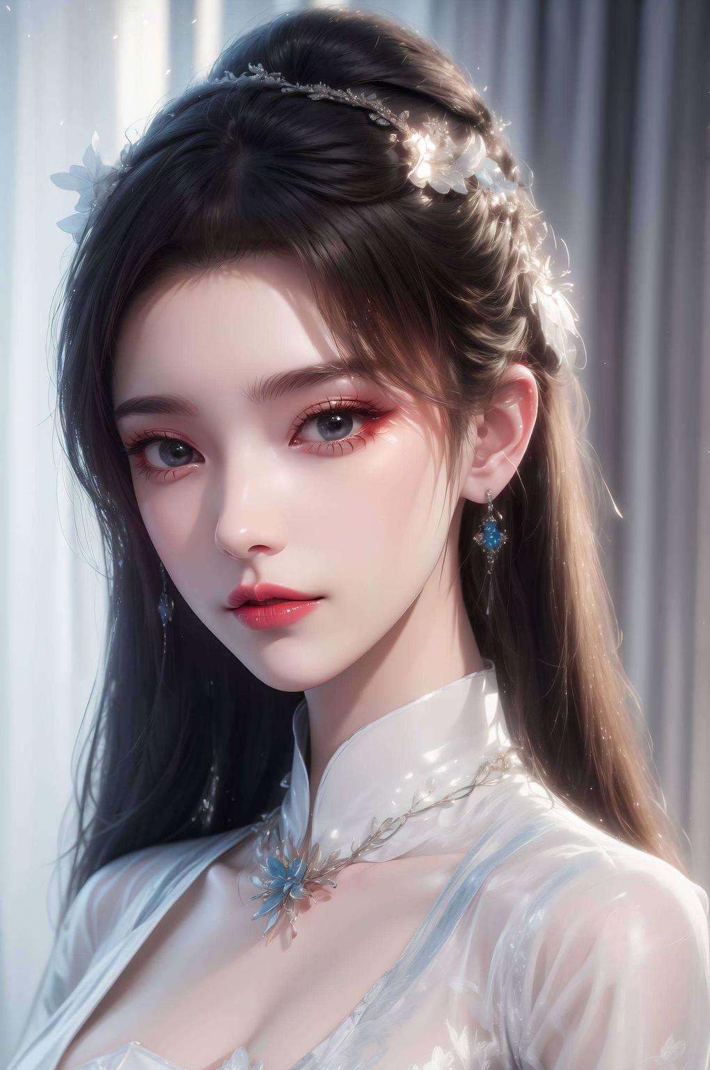 专为iPhone桌面打造！快来看看这款李慕婉壁纸水墨让你的手机瞬间变身艺术品！