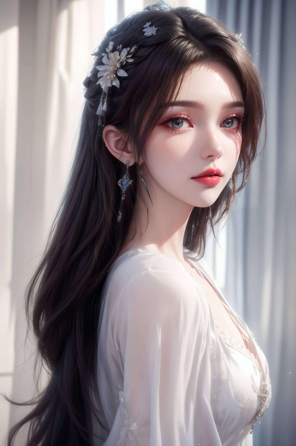 宛如置身仙境李慕婉穿越古风画卷