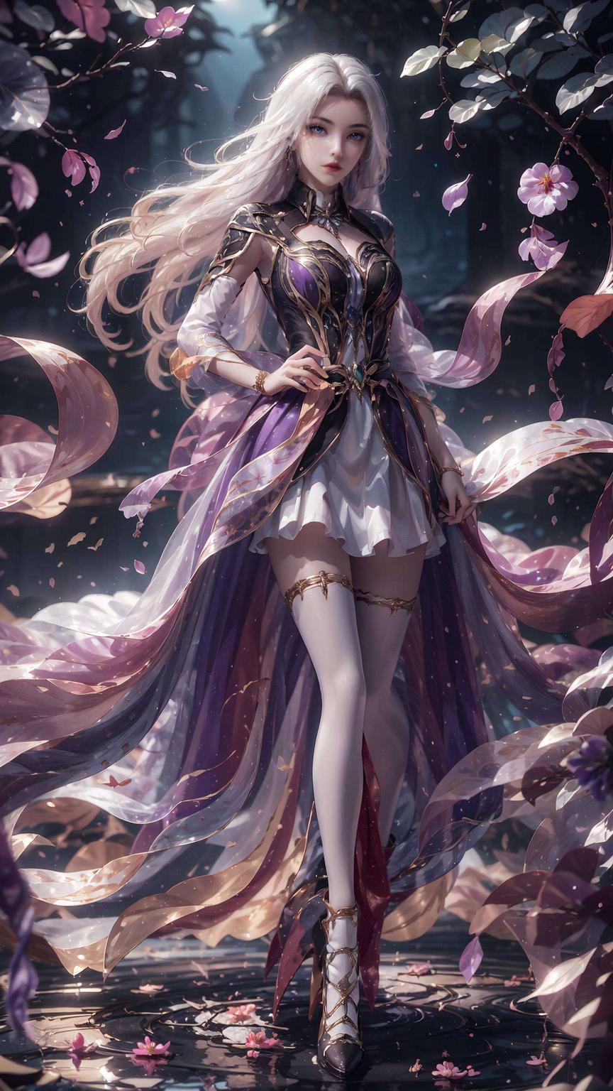 点亮视界！看这款凌落宸AI壁纸色彩斑斓