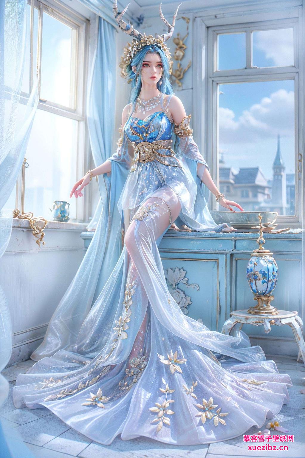 完美呈现！2K高清安卓粉色壁纸斗破苍穹龙女超惊艳