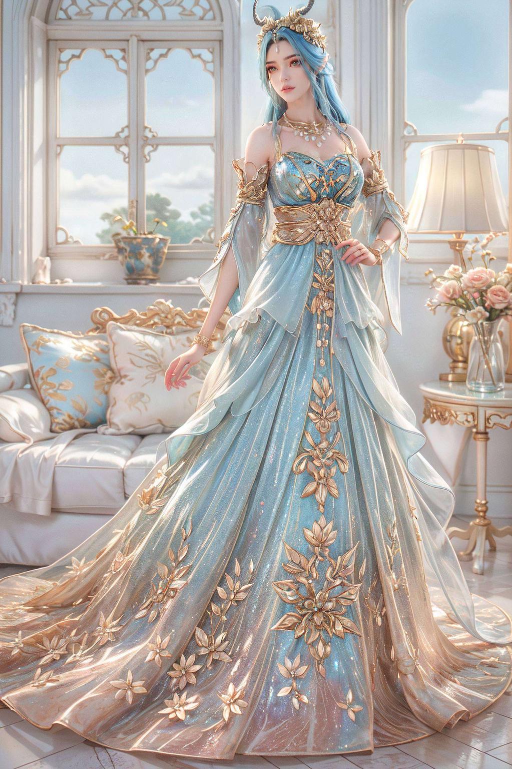 这款紫色完美像素的Win10壁纸融合了斗破苍穹中的龙女角色