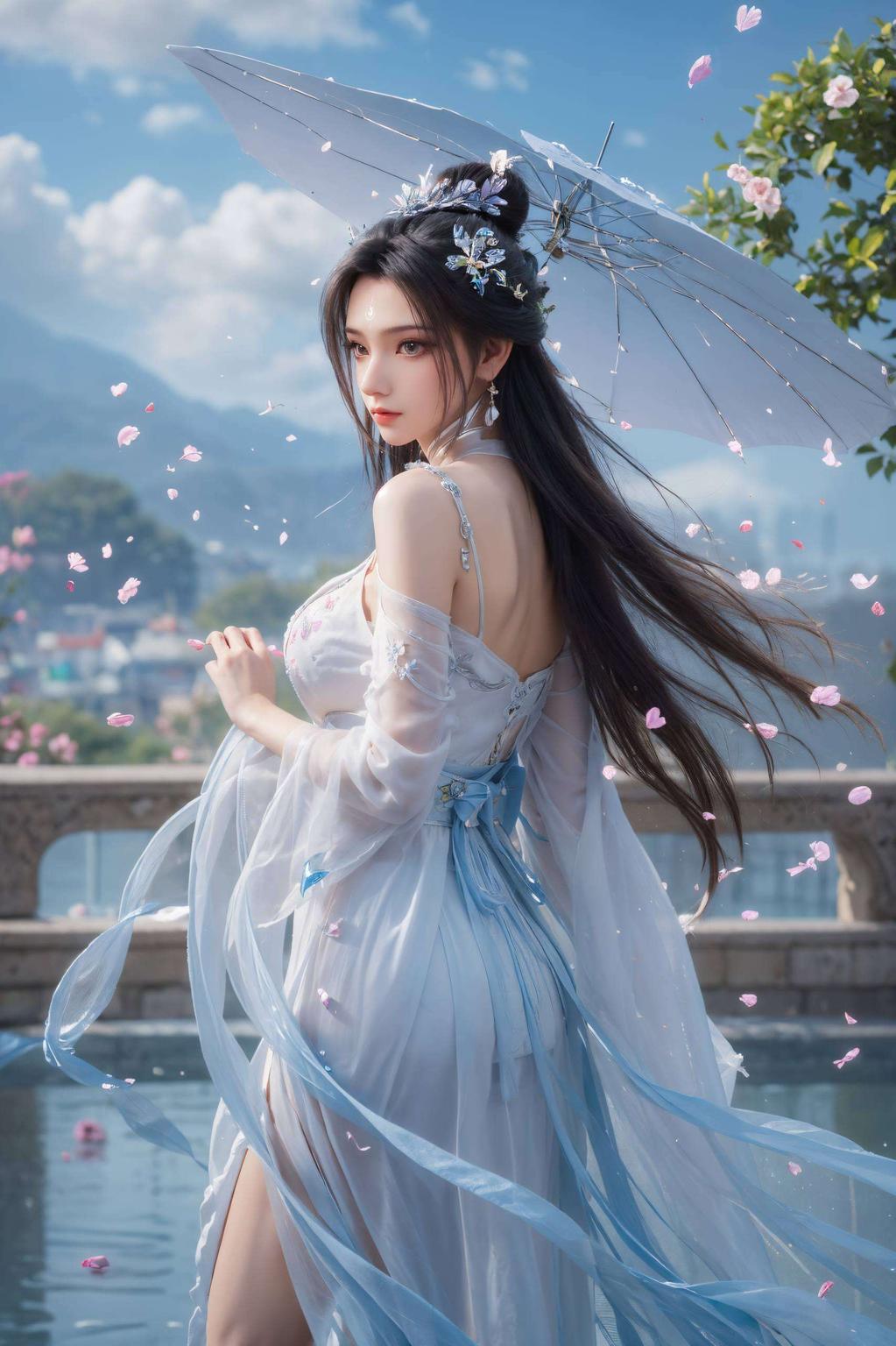 两人深情对视“嘿