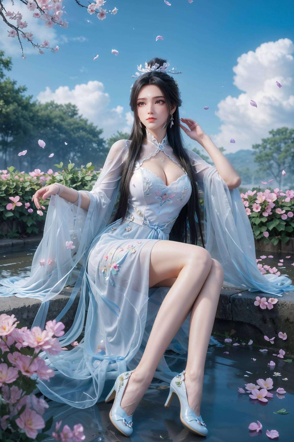 1920x1080高清护眼这壁纸绝了！梦幻新诛仙里的陆雪琪