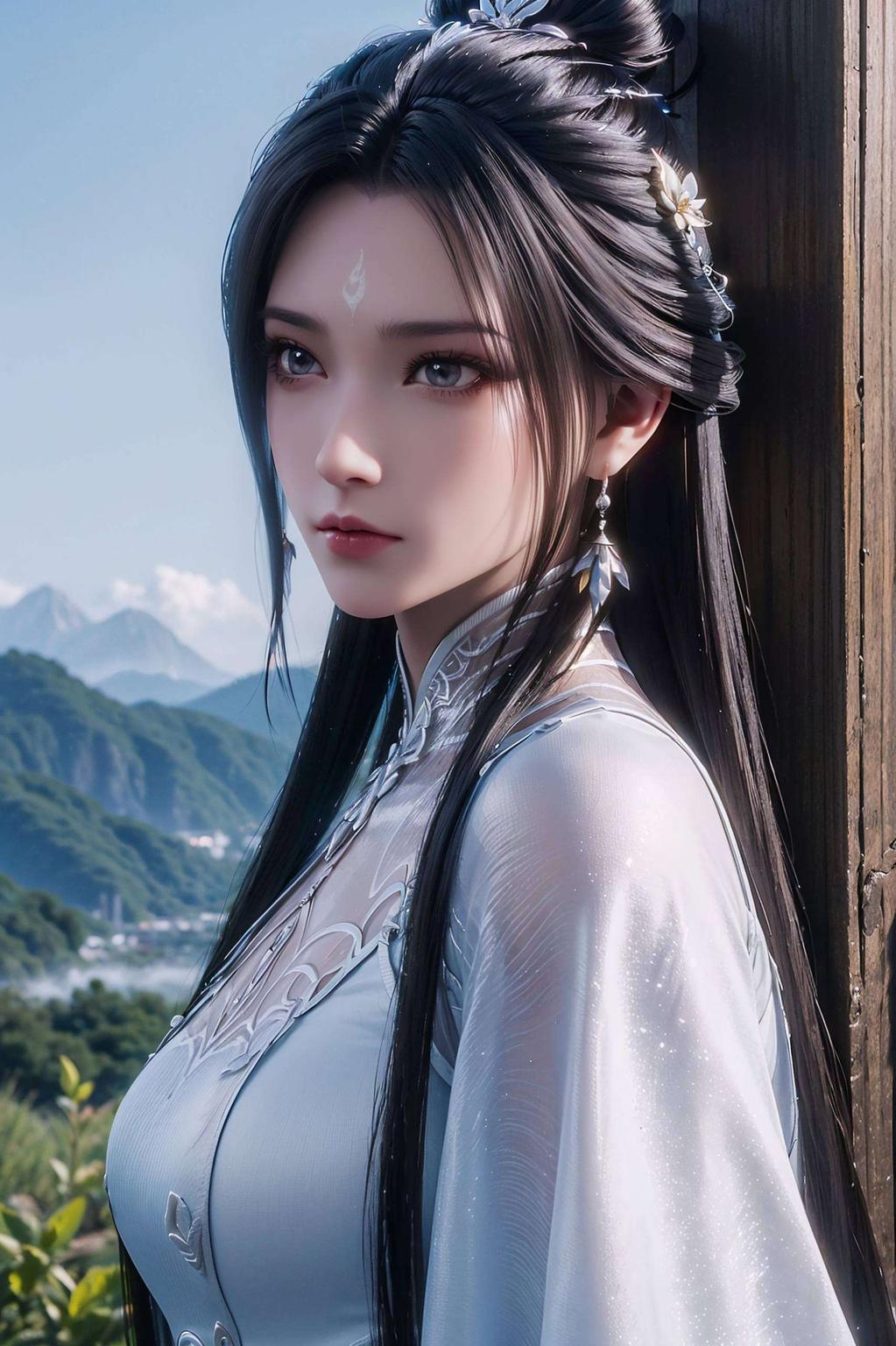 美得让人心动雪琪仙气十足