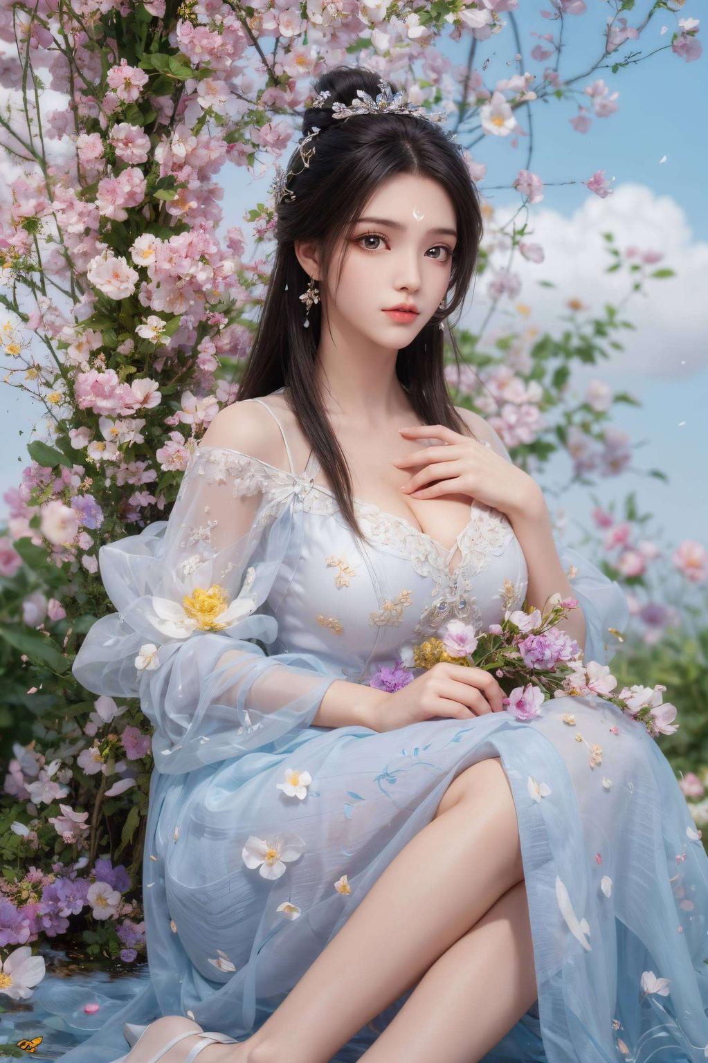 淡雅的色彩如梦如幻