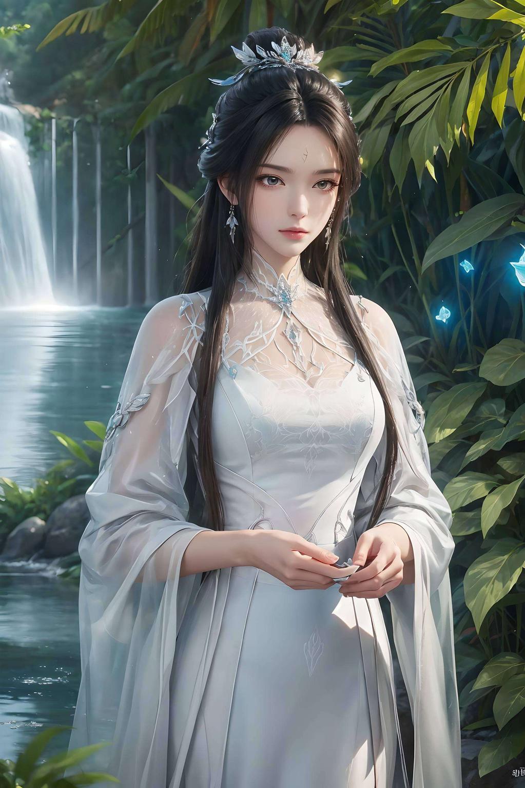 完美呈现了她的灵动与柔美让人一见倾心！【图示陆雪琪身姿矫健