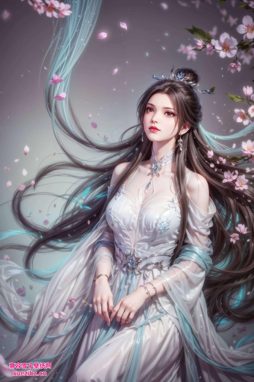 清新风格陆雪琪壁纸全屏亮相