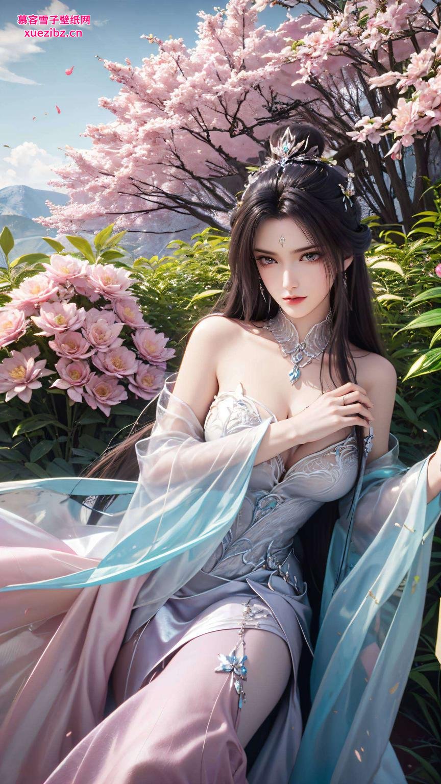 绿色护眼平板必备陆雪琪高清壁纸