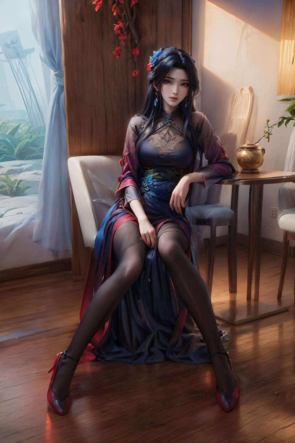 这款诛仙陆雪琪的iPhone桌面壁纸英气逼人